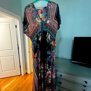 Johnny Was Bethia short sleeve v neck dress. Size  medium